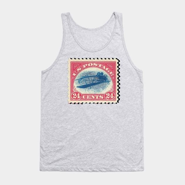 INVERTED JENNY STAMP Tank Top by Cult Classics